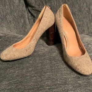 REDUCED- Ladies 6.5 Coach brown tortoise shell heels